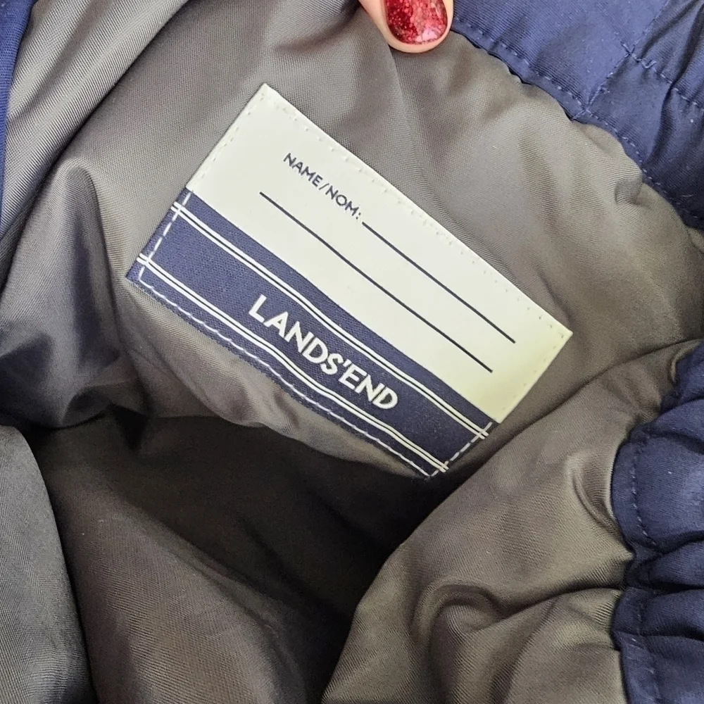 LANDS END Grow -a- Longs Ski / Snow Pants - Kids size 10 S